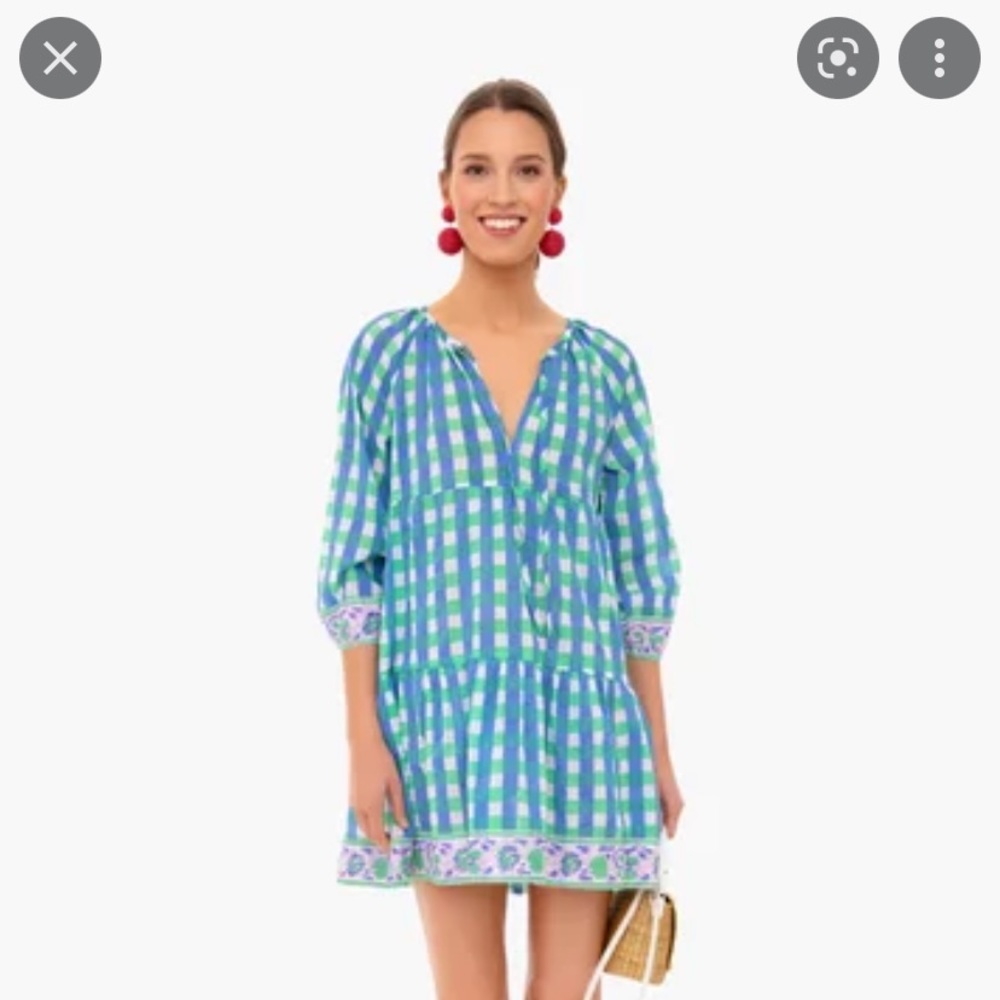 SZ Blockprint Dress Sz S